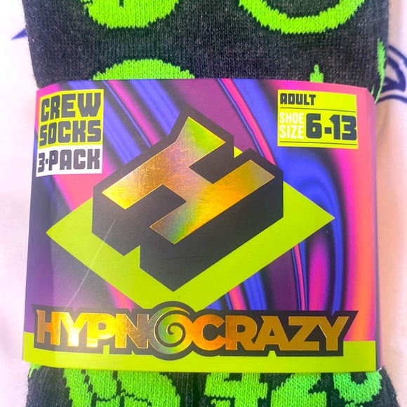 420 HypnoCrazy & Jelly Belly Socks 3pk Sz:6-13 GREAT FOR WEED SMOKERS - Picture 4 of 8